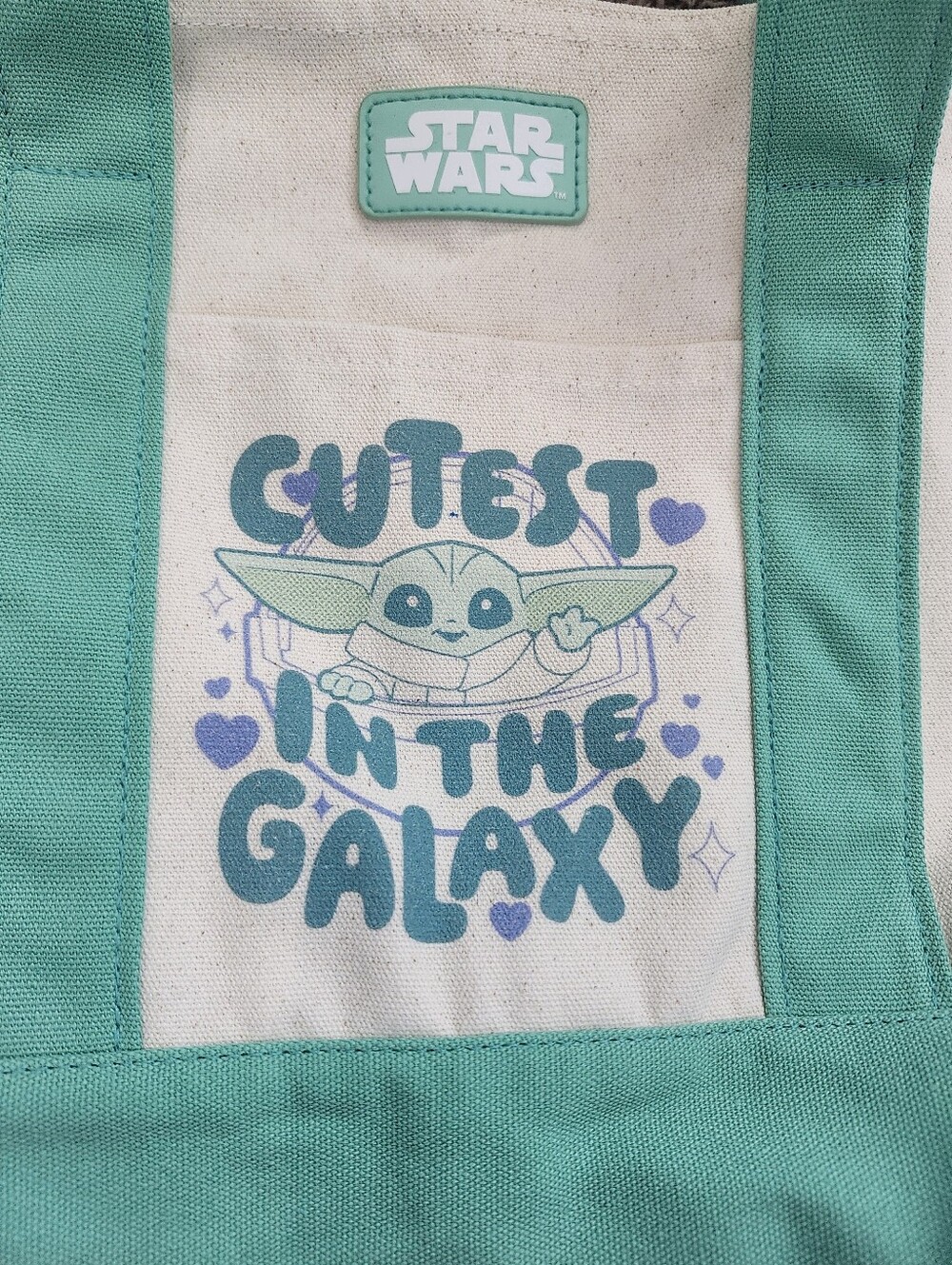 Bioworld Star Wars Grogu Canvas Tote Bag
